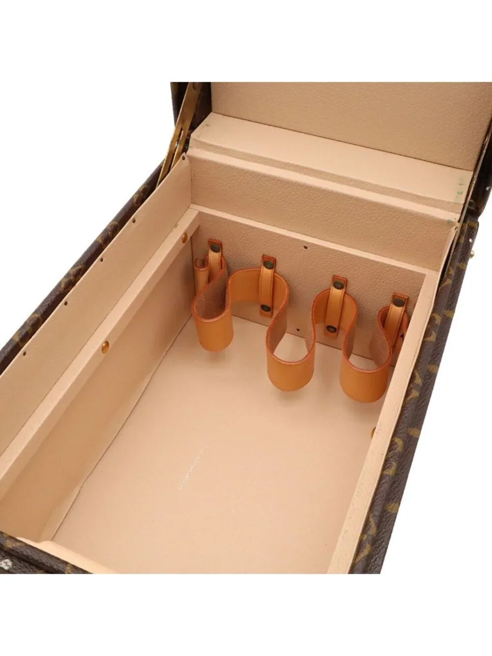 Louis Vuitton Monogram Boite Flacon Makeup Box Cosmetic Case Hard Trunk